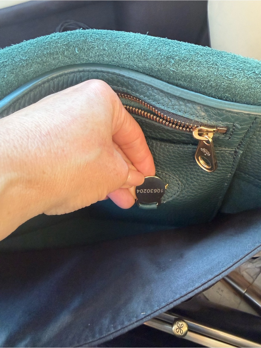 Mulberry Bayswalter Green Heavy Grain - Picture 6 of 14